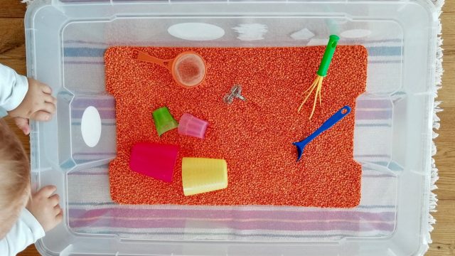 Linsenwanne – für Krabbelkinder bis Schulkinder