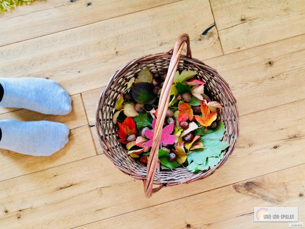 unsere SchÀtze vom Harbstspaziergang