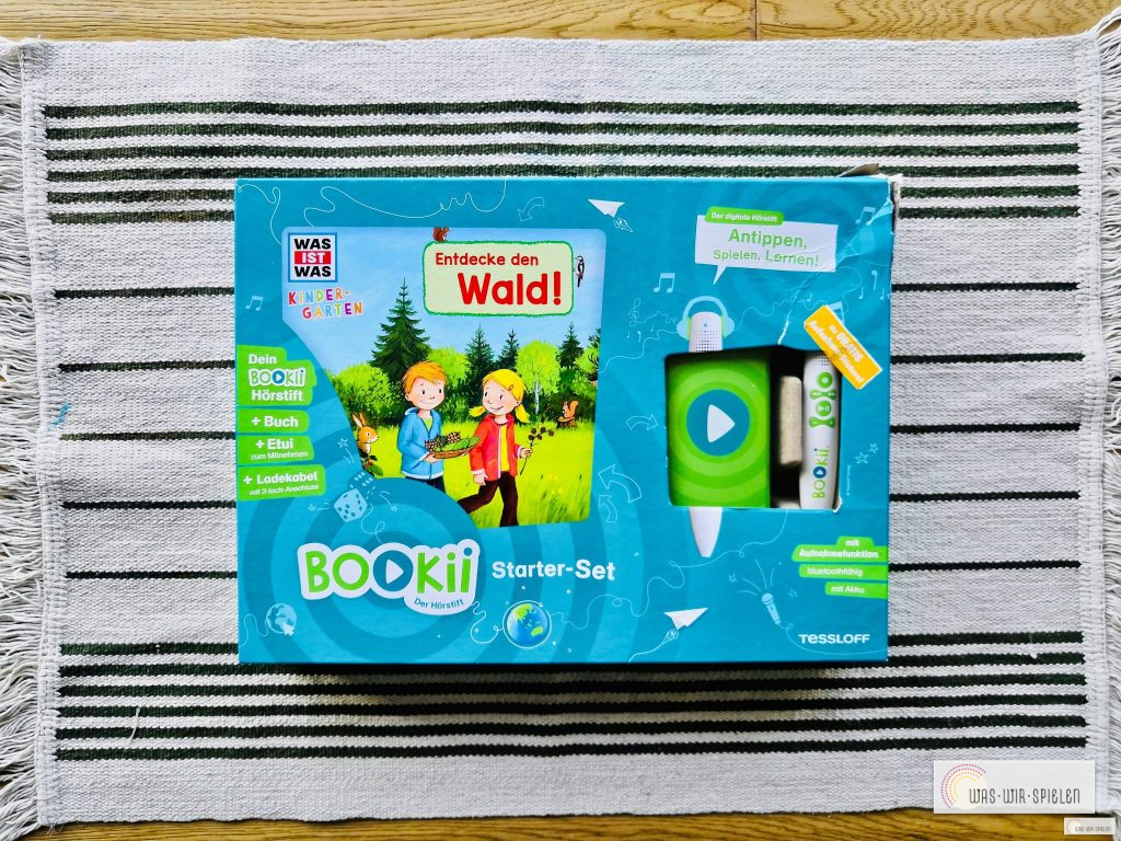 Das Bookii Starterset mit Hörstift und Buch, ideal für wissbegierige Kinder