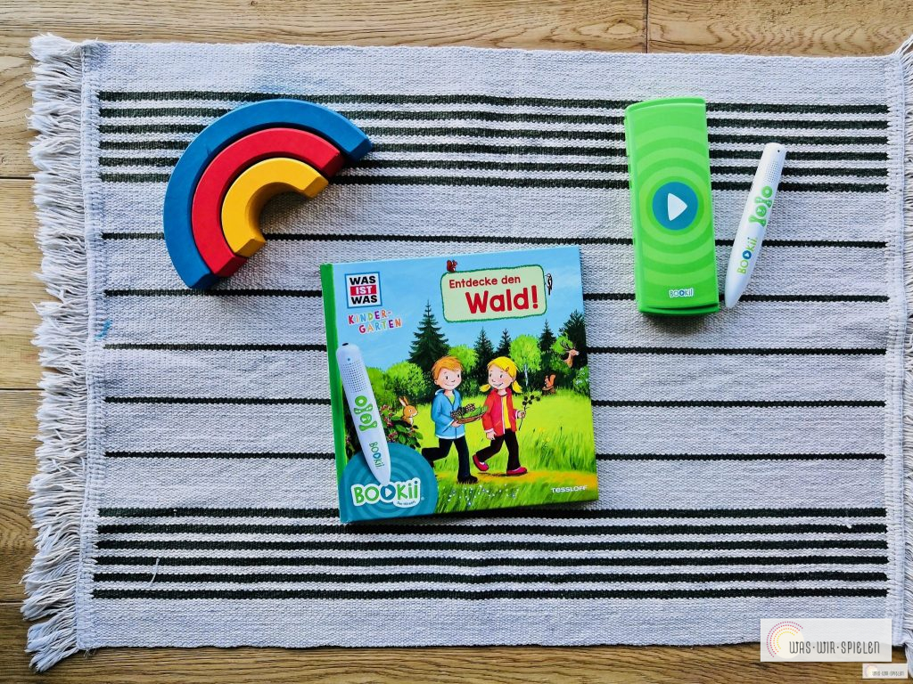 Entdecke den Wald - ein Sachbuch für Kinder welches mit dem Bookii Lernstift verwendet werden kann