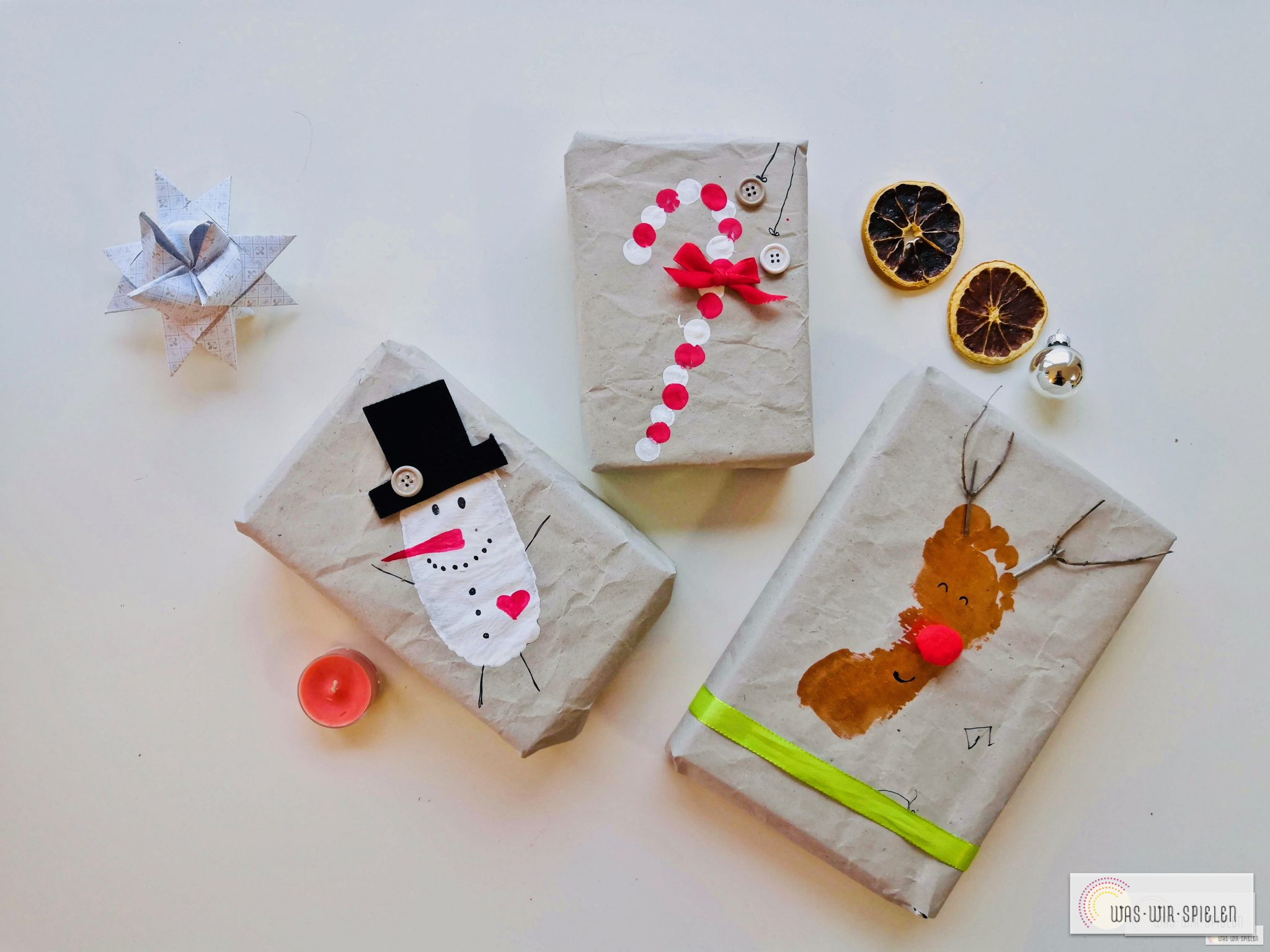 Nachhaltiges Geschenkpapier Basteln Mit Kindern Waswirspielen Com