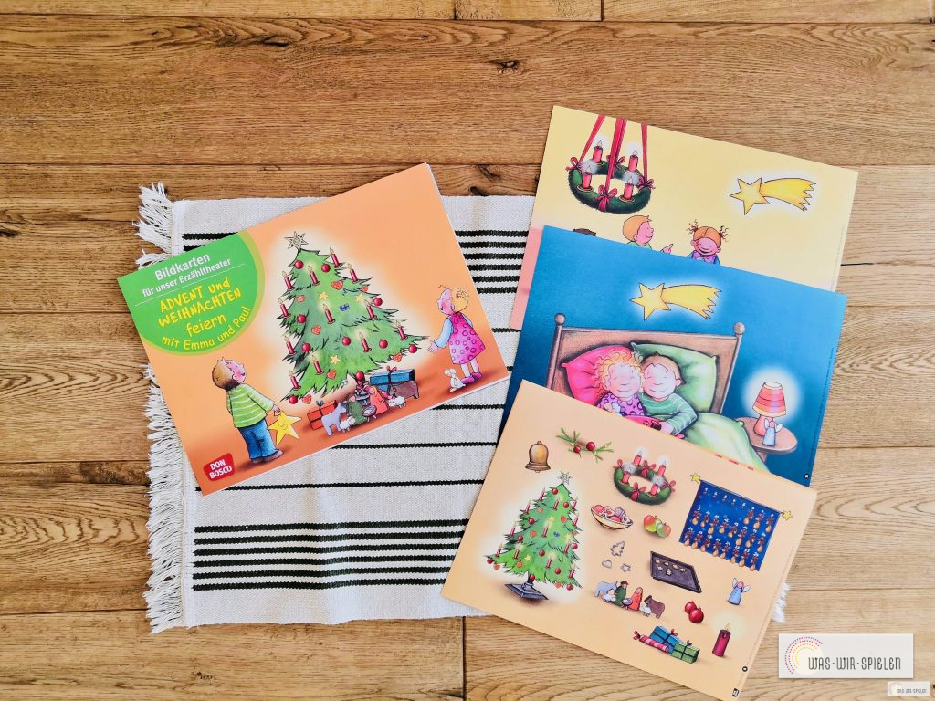 wunderschöne Bildkarten für den Advent