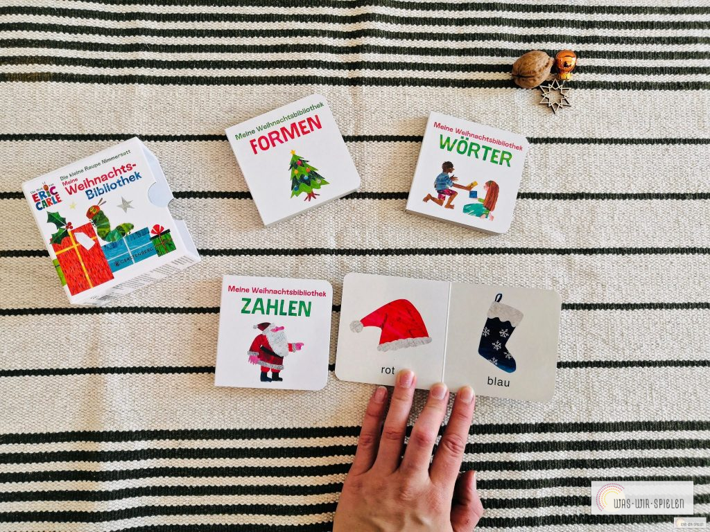 Ein Blick ins Buch "Meine Weihnachtsbibliothek" für Kleinkinder