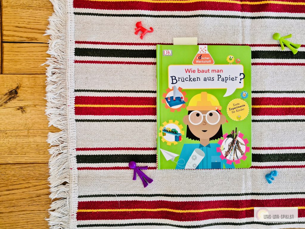 "Wie baut man Brücken aus Papier?" ist ein tolles Forscherbuch für Kinder