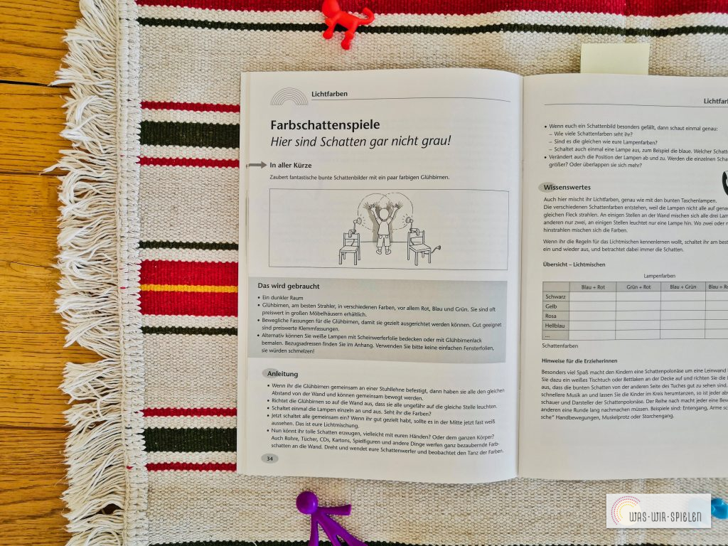 Ein Blick ins Buch "Warum ist der Regenbogen" bunt