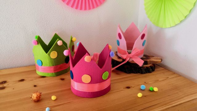 Mitwachsende Kronen zum Spielen und Verkleiden