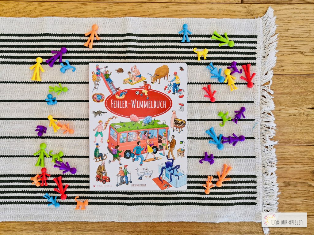 Mein Fehler Wimmelbuch bietet lustige und motivierende Sprachanlässe