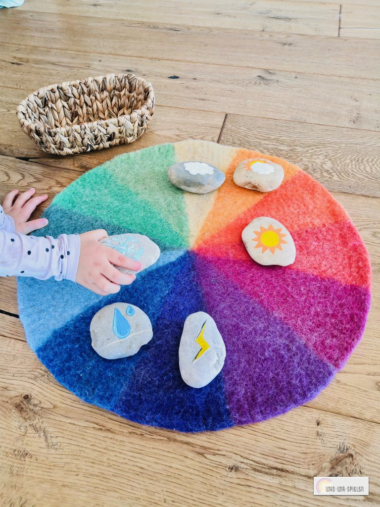 Wettersteine im freuen Spiel