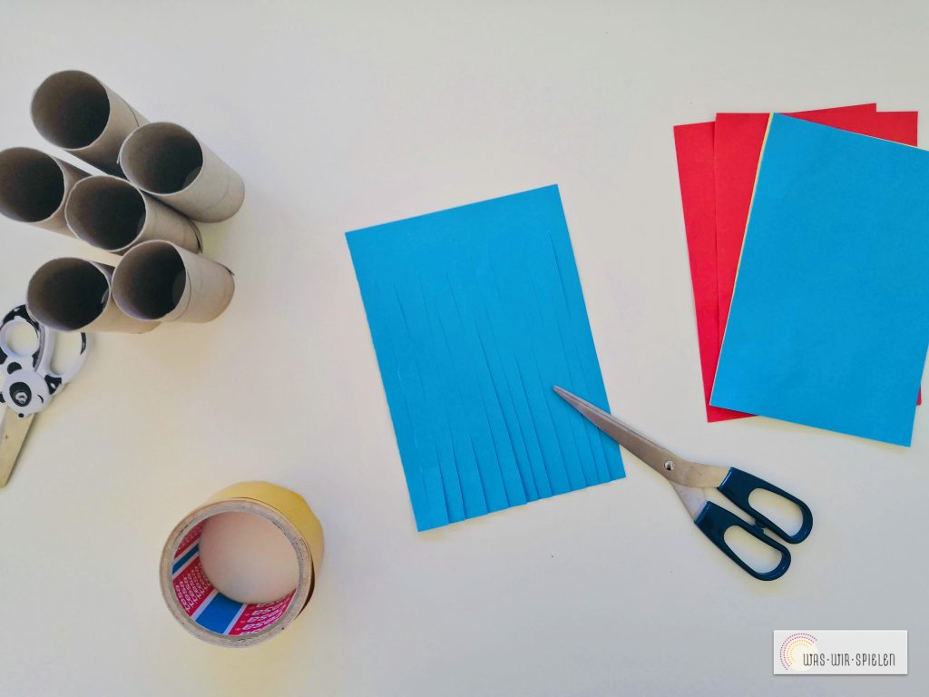 Die Haare werden vorbereitet