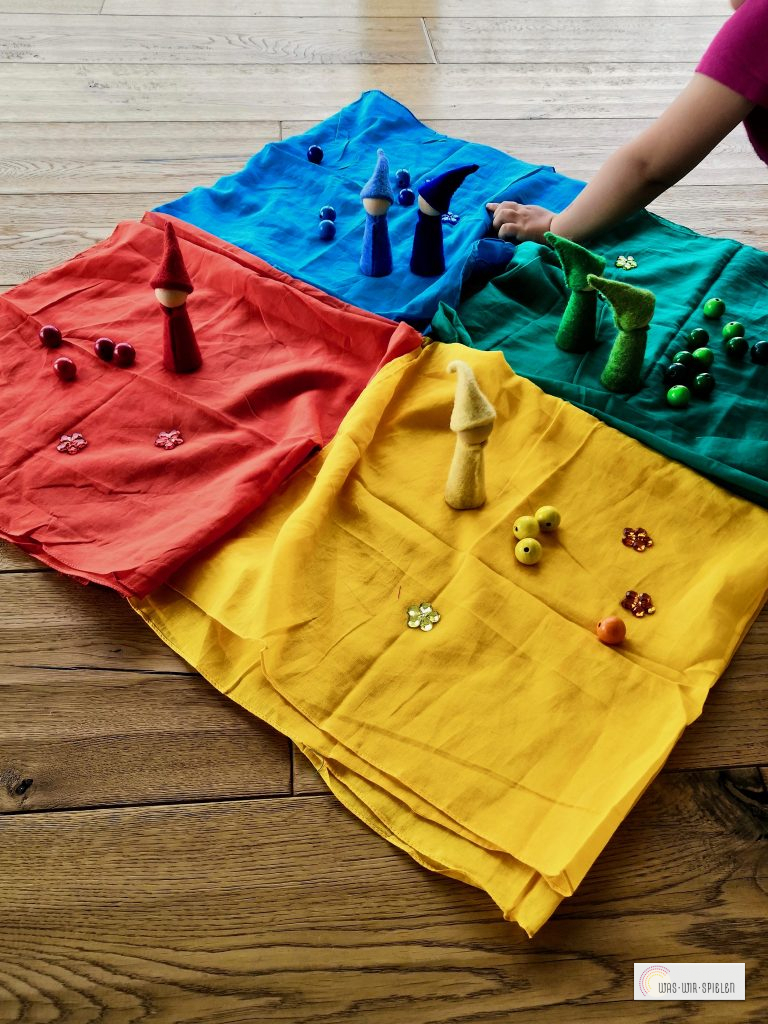 Zuordnungsübung nach Farben