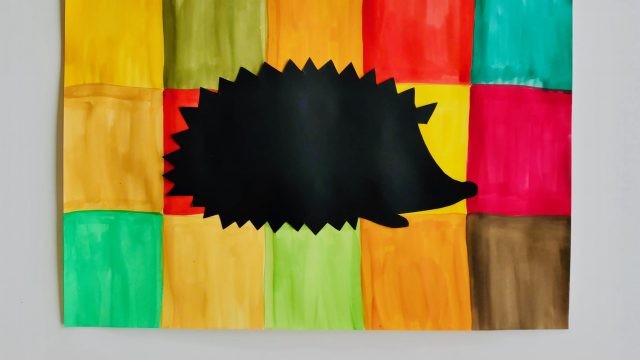 Kreative Kollagen in den herrlichen Herbstfarben