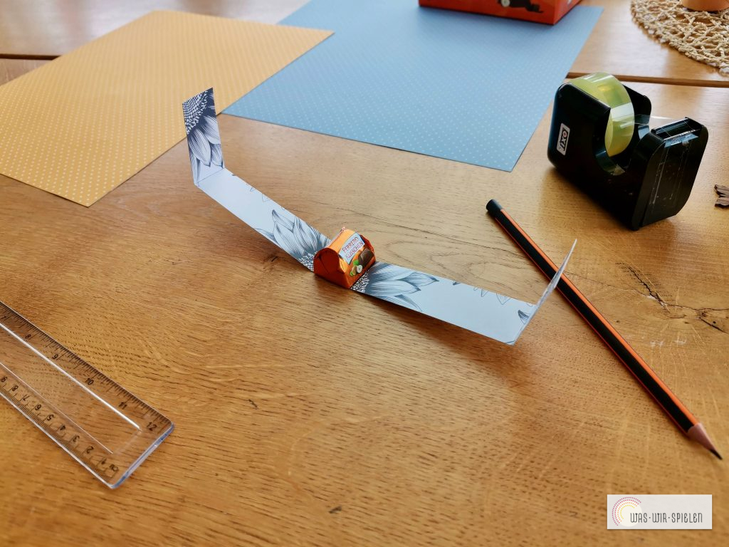 Nun wird das Küsschen platziert