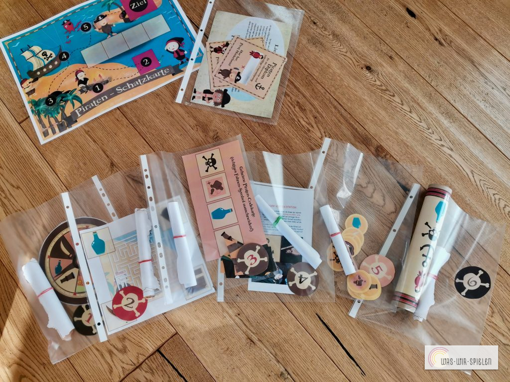 Die einzelnen Stationen müssen nur noch an ihren Platz