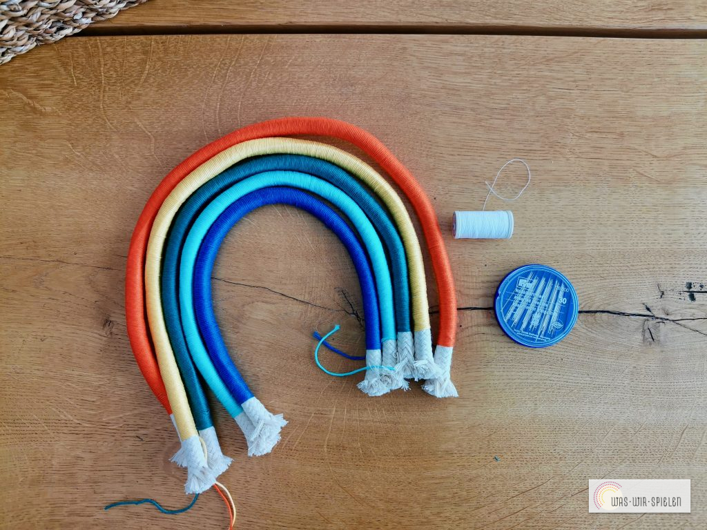 alle Stränge sind fertig umwickelt