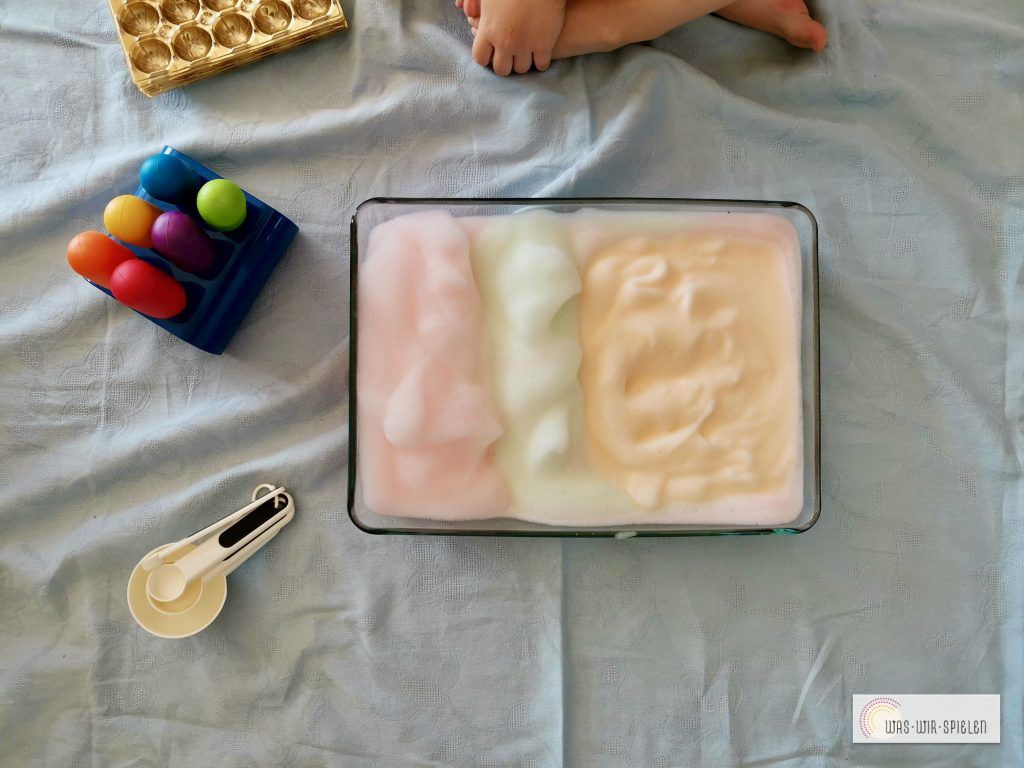 DIY Spielschaum aus nur drei Zutaten