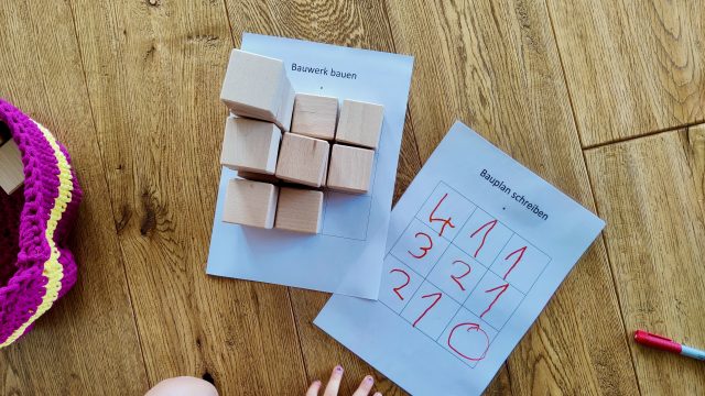 Baupläne bauen – Kinder entdecken Mathematik