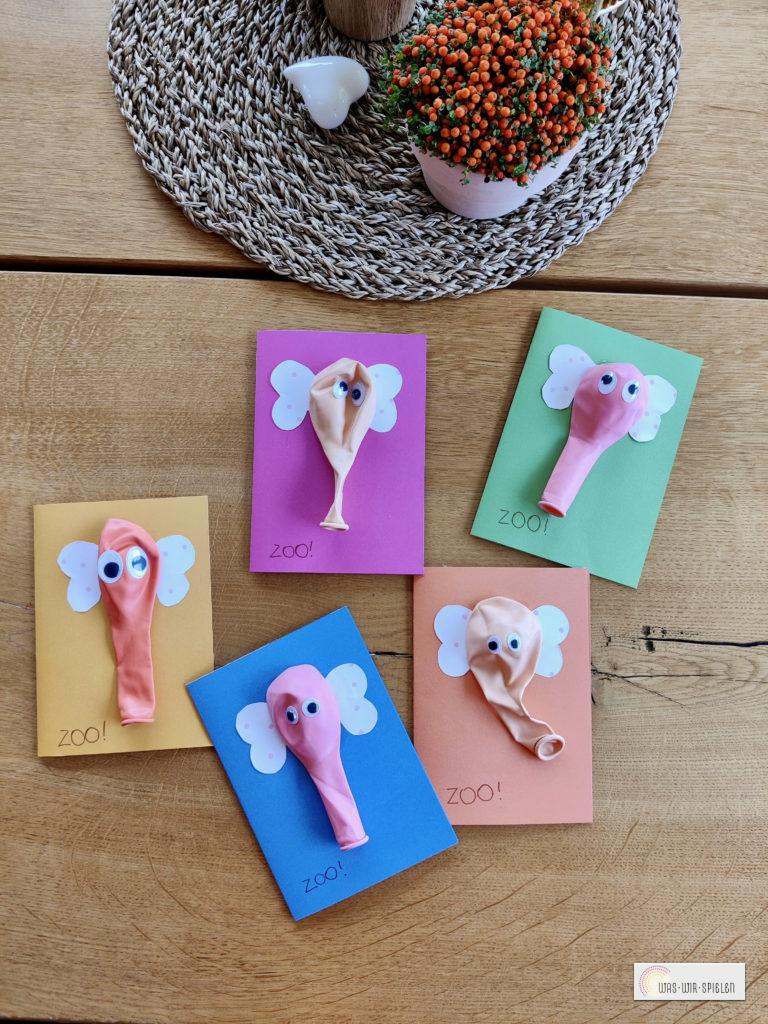 Einfache Einladungen zur Zoo - Party