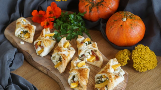Kürbispäckchen – eine leckere herbstliche Snackidee