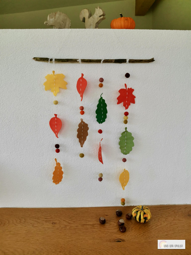 Schöne Dekoration im Herbst