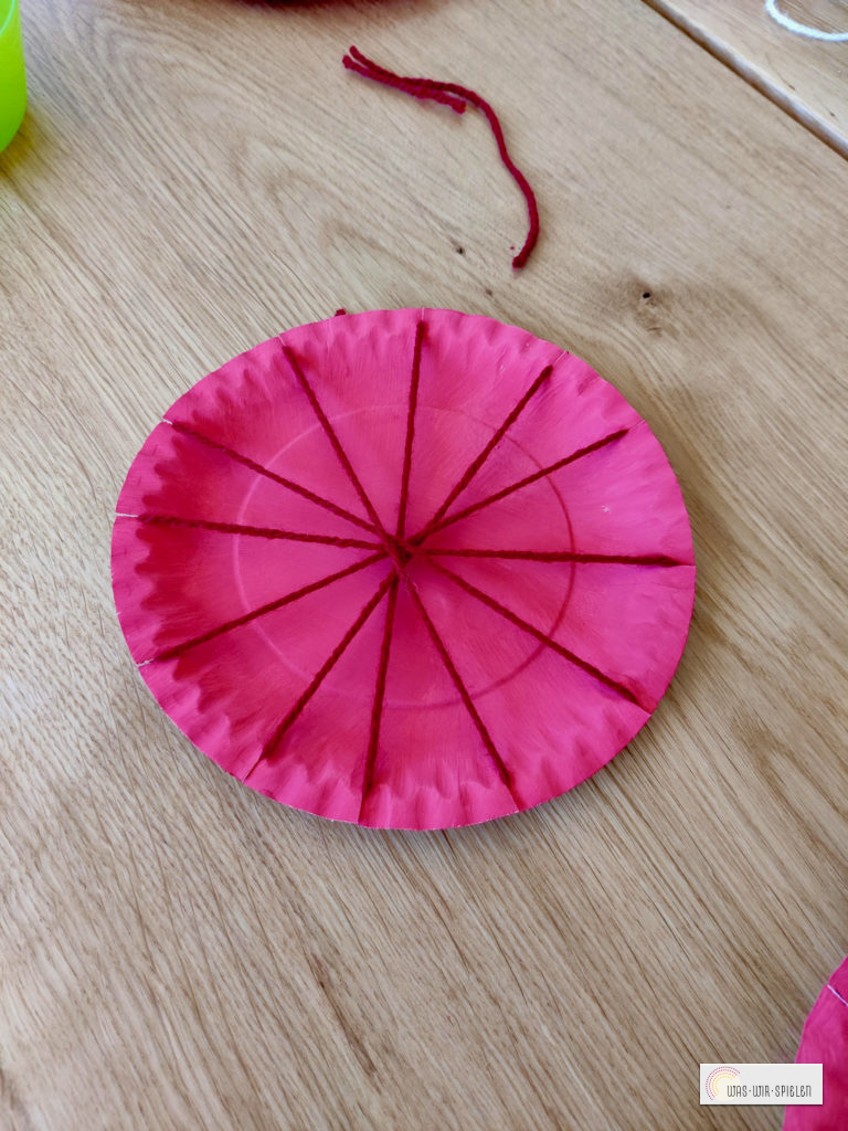 Der Webrahmen ist fertig