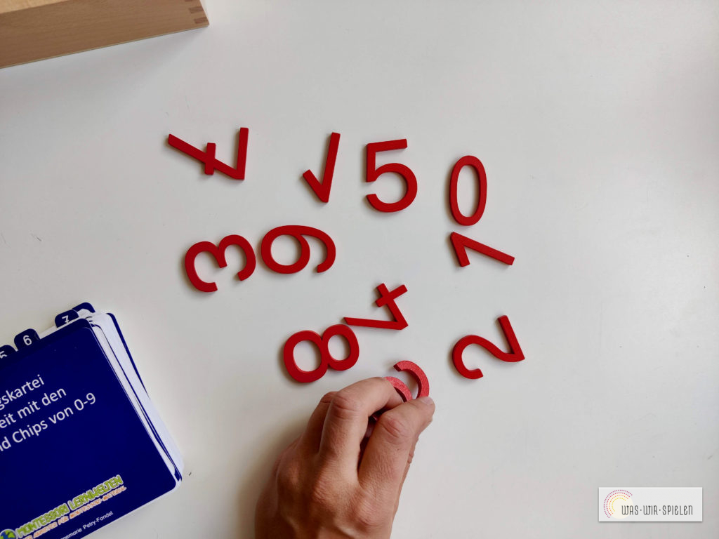 Die Ziffern eignen sich zum blinden Ertasten