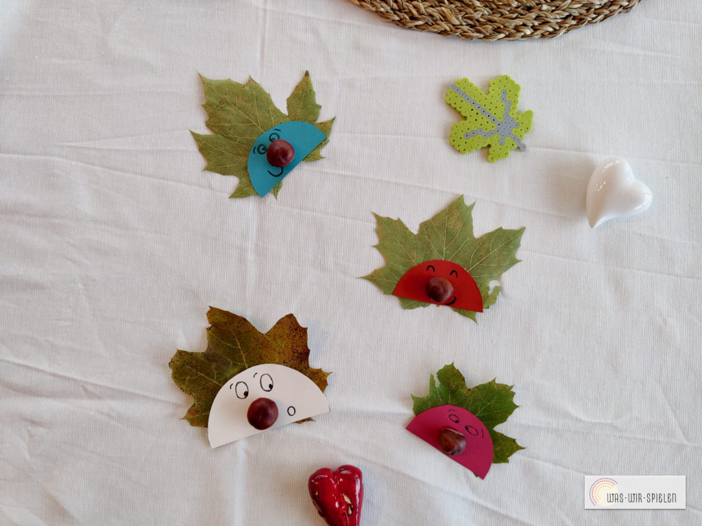 Lustige Blätterigel