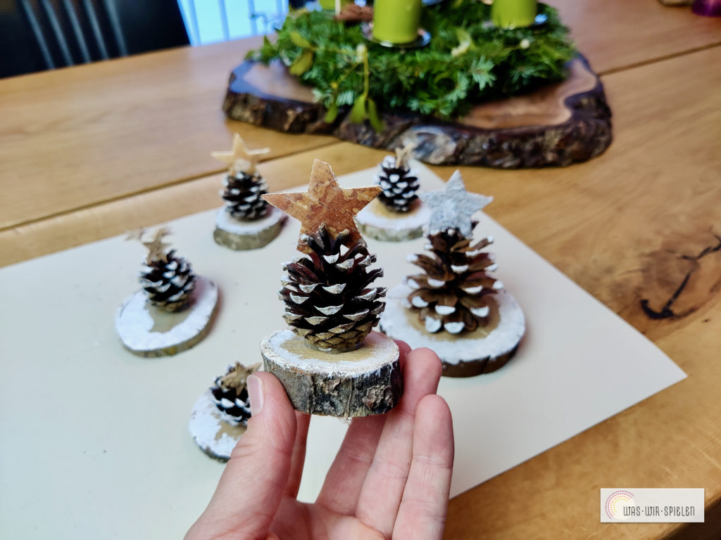 Winterbäumchen - 2 Minuten Dekoidee