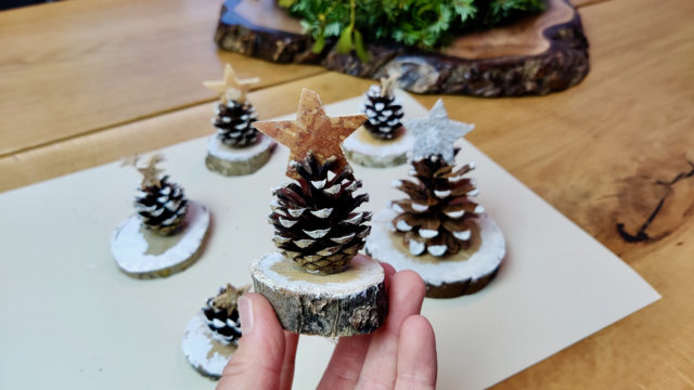 Winterbäumchen – ein einfaches 2 Minuten DIY