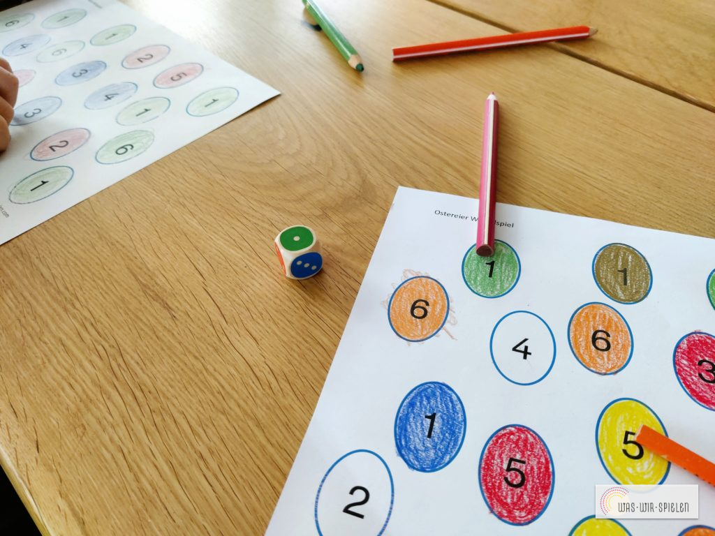 Oster - Hoppel - Würfelspiel
