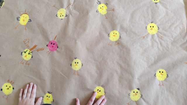 Oster – Geschenkpapier selber machen – 2 Ideen