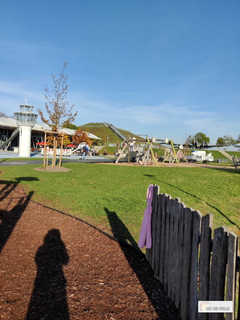 Blick auf den Spielplatz