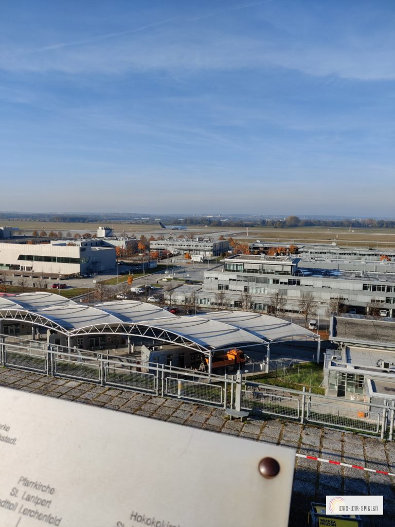 Blick auf den Flughafen