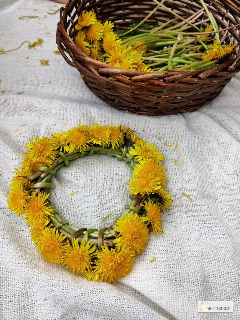 Blumenkränze binden