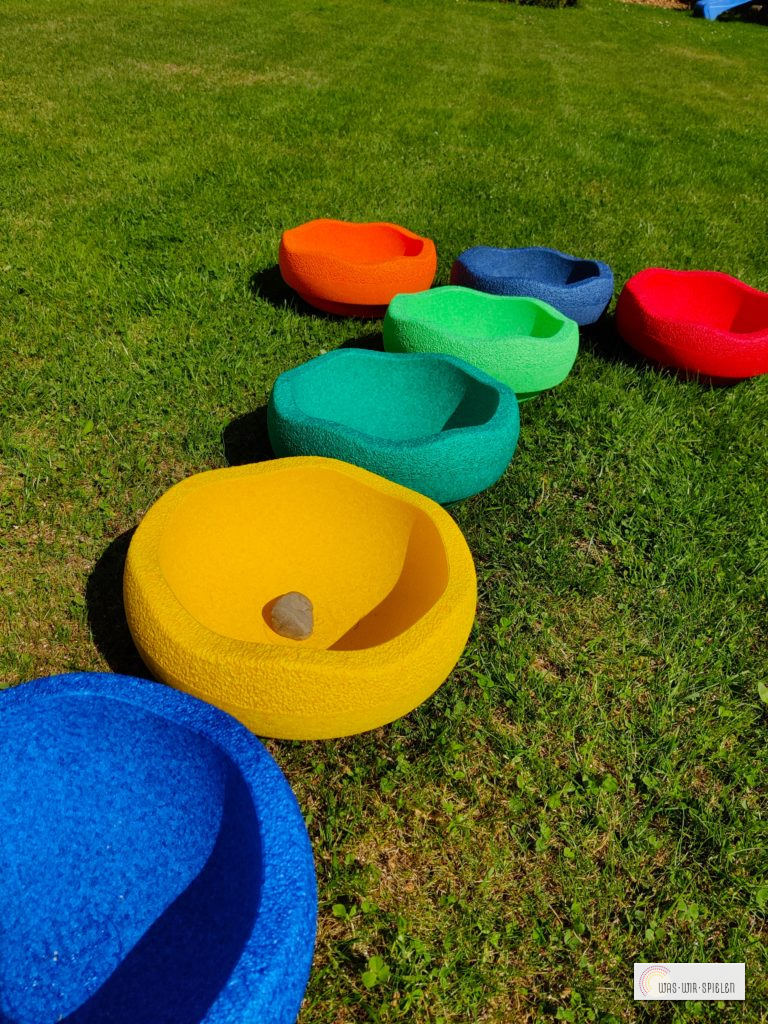 Wer trifft in einen Stapelstein?