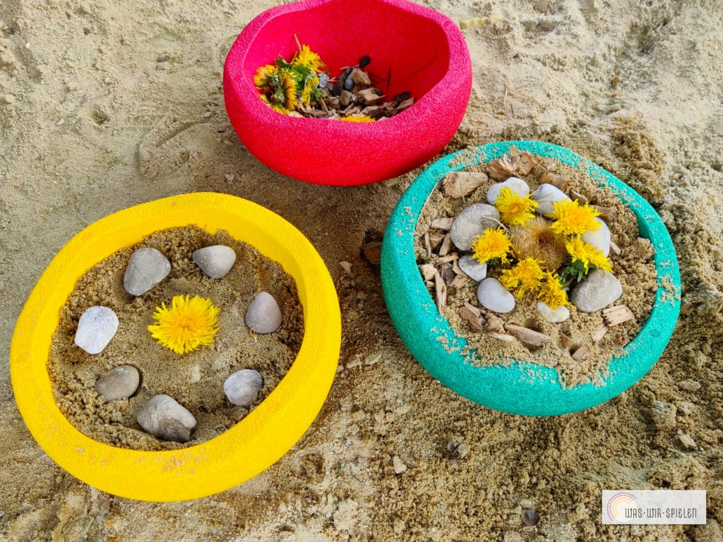 Mandalas mit Stapelsteinen bauen