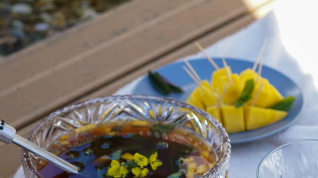 Sommerliche Erfrischung – Eistee mit Mangos