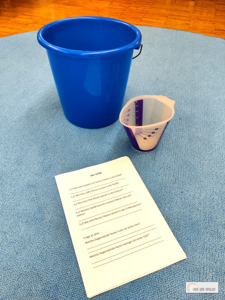 Der Liter im Grundschulunterricht