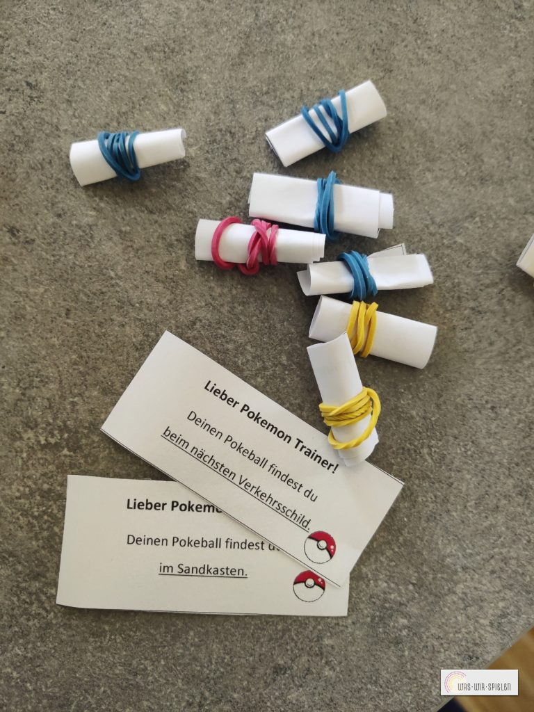 Schatzsuche mit Hinweisen für alle Kinder