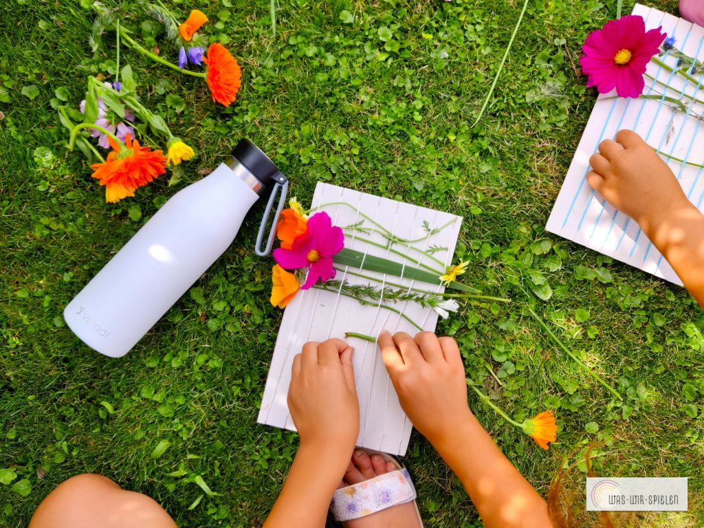 Weben - eine feinmotorische Übung