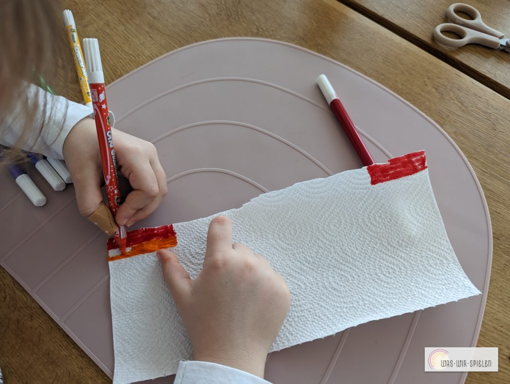 Mit Filzstiften anmalen