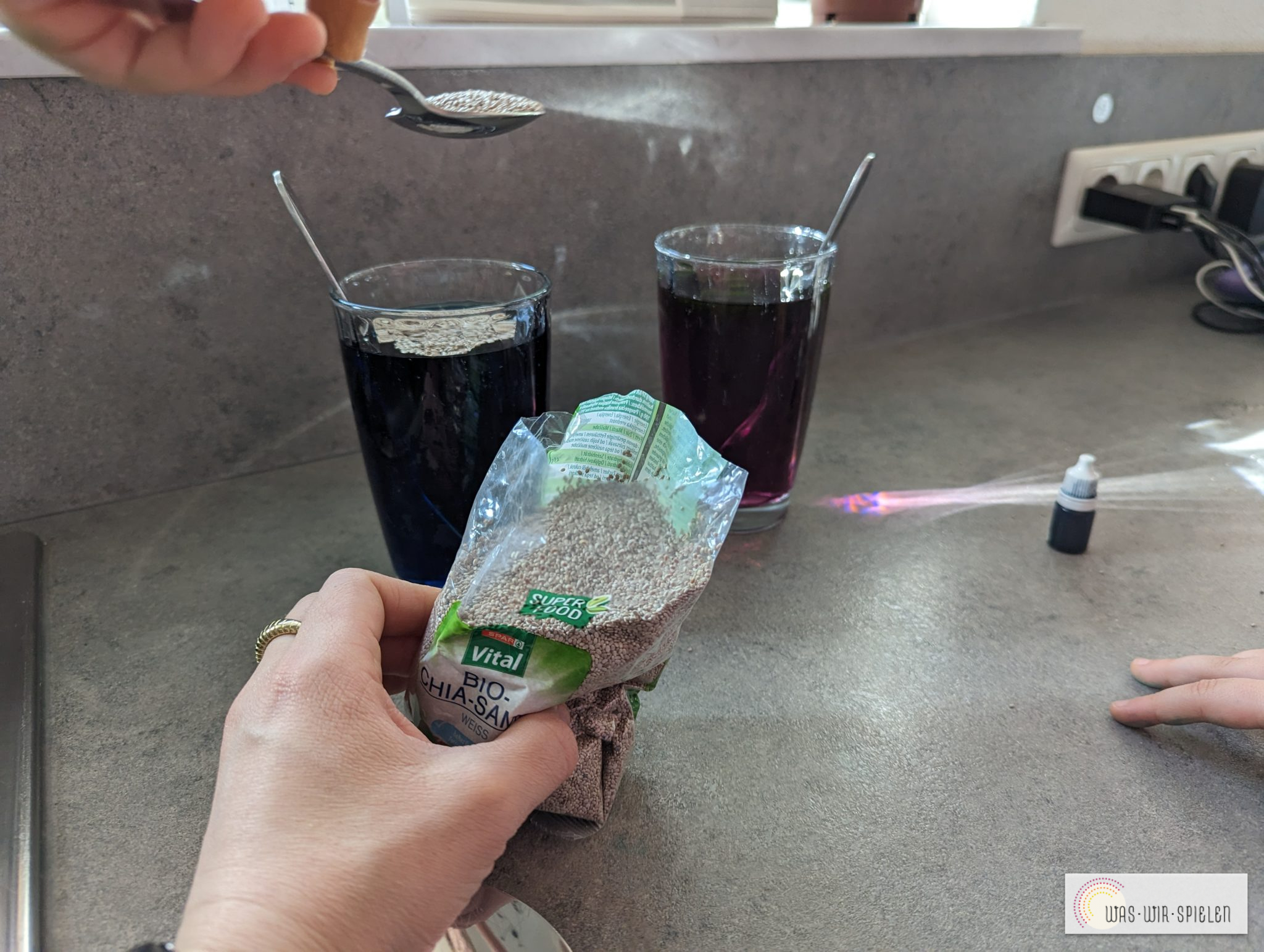 Chia Slime ungiftiger Glibber aus zwei Zutaten