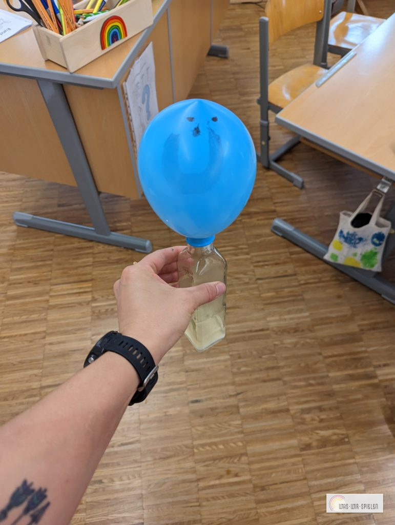 Der Geist bläst sich wie von Zauberhand auf