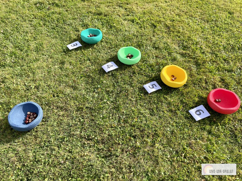 Rechen - und Wurfspiel