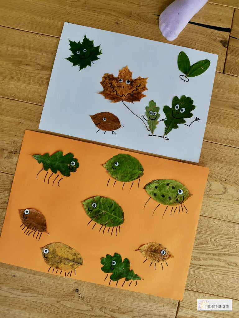 Kreative Blätter Collagen