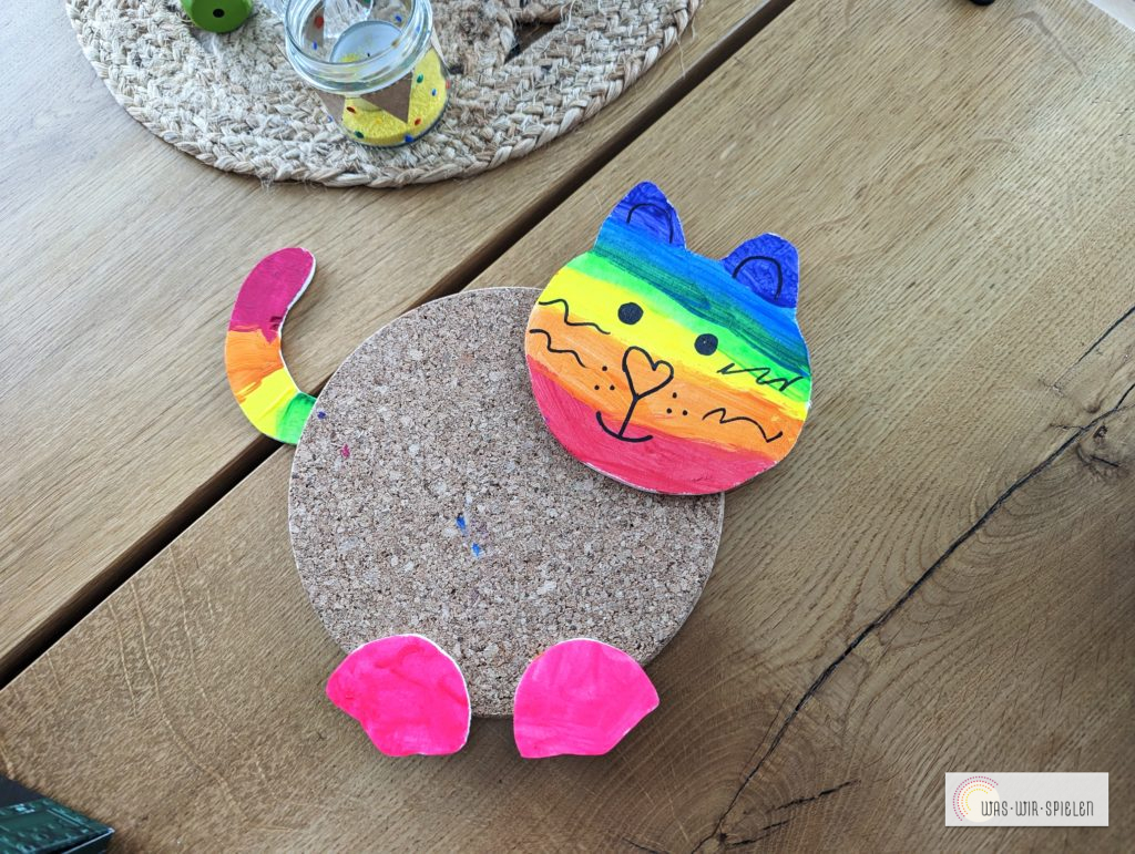 Katzenpinnwand DIY Kork Idee