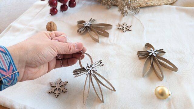 Upcycling Klorollen Engel & Weihnachtssterne