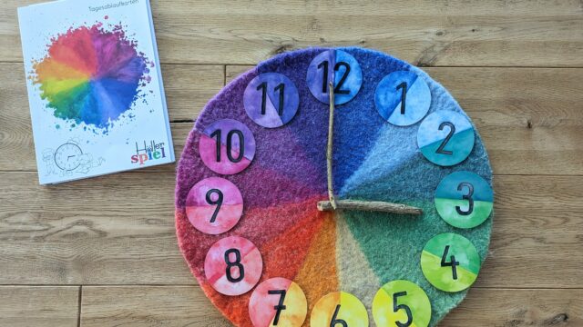 Kinder begreifen das abstrakte Thema „Zeit“