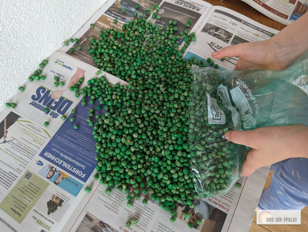 Auf Zeitungspapier trocknen lassen