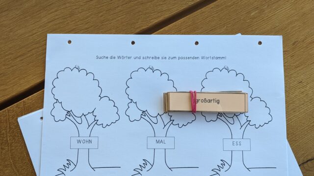 Unterrichtsmaterial zum Thema „Wortstamm“
