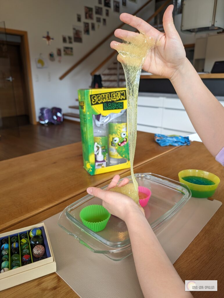 Schleim - Labor in Aktion
